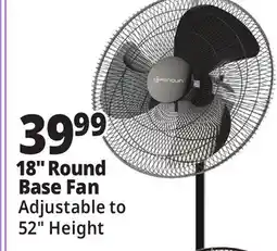 Ocean State Job Lot Penguin Adjustable Pedestal Fan 18 offer