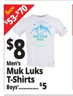 Ocean State Job Lot Men's Muk Luks T-Shirts offer