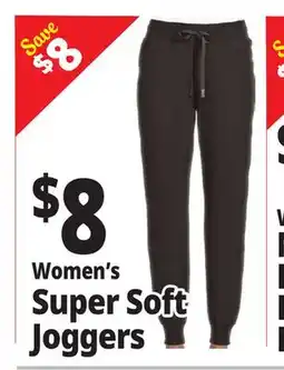 Ocean State Job Lot Women's Super Soft Joggers offer