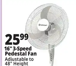 Ocean State Job Lot Penguin Pedestal Fan 16 offer