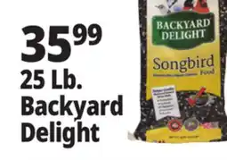 Ocean State Job Lot Backyard Delight Songbird Food 25 lbs offer