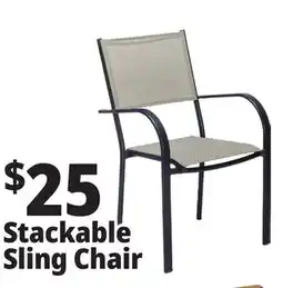 Ocean State Job Lot Stackable Sling Chair offer