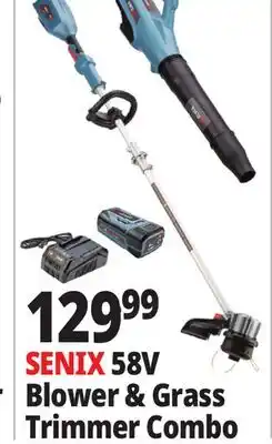 Ocean State Job Lot SENIX 58V Blower & Grass Trimmer Combo offer