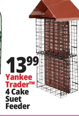 Ocean State Job Lot Yankee Trader 4 Cake Suet Feeder offer