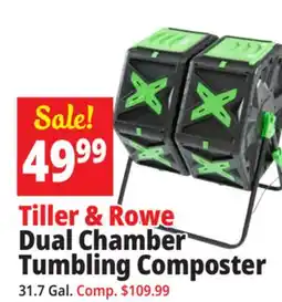 Ocean State Job Lot Tiller & Rowe Dual Chamber Tumbling Composter offer