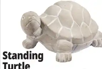Ocean State Job Lot Standing Turtle Cement Statue Gray offer
