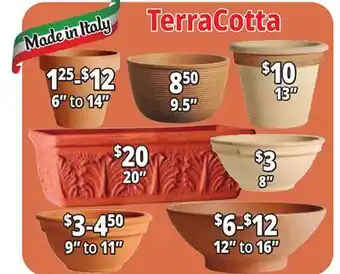 Ocean State Job Lot Terracotta Planters offer