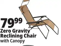 Ocean State Job Lot Oversized Zero Gravity Chair with Canopy Tan offer