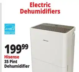 Ocean State Job Lot Hisense Energy Star 35 Pint 3-Speed Dehumidifier White offer