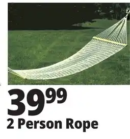 Ocean State Job Lot 2 Person Rope Hammock 60 x 80 offer
