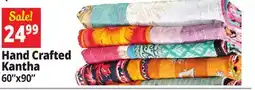 Ocean State Job Lot Handmade Kantha Quilt 60 x 90 offer