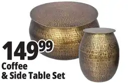 Ocean State Job Lot Coffee & Side Table Set offer