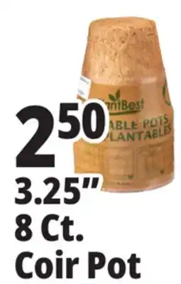 Ocean State Job Lot PlantBest Plantable 3.25 Coconut Coir Pots 8 Count offer