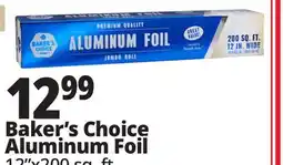 Ocean State Job Lot Baker's Choice Aluminum Foil offer