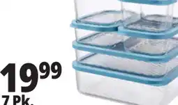 Ocean State Job Lot Home Living 7-Piece Glass Storage Set offer