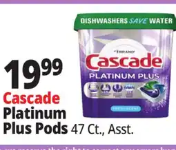 Ocean State Job Lot Cascade Platinum Plus Dishwasher Pods 47 Ct offer
