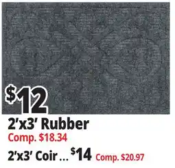 Ocean State Job Lot 2'x3' Rubber offer