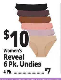 Ocean State Job Lot Women's Reveal 6 Pk. Undies offer