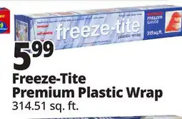 Ocean State Job Lot Freeze-Tite Premium Plastic Wrap offer
