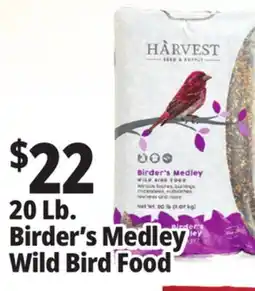Ocean State Job Lot Harvest Birder's Medley Wild Bird Food 20 lbs offer