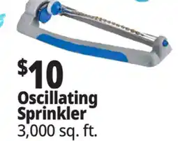 Ocean State Job Lot Tiller & Rowe Oscillating Sprinkler 3 000 sqft offer