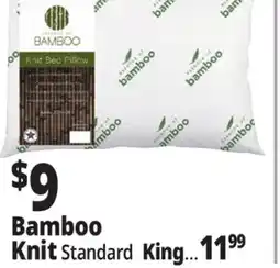 Ocean State Job Lot Essence of Bamboo Knit Jumbo Pillow offer