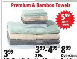 Ocean State Job Lot Premium & Bamboo Towels offer