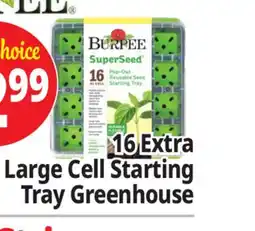 Ocean State Job Lot Burpee SuperSeed Pop-Out Reusable Seed Starting Tray 16XL-Cell offer