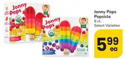 Albertsons Jonny Pops Popsicle offer
