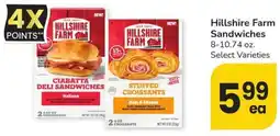 Albertsons Hillshire Farm Sandwiches offer