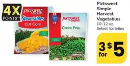 Albertsons Pictsweet Simple Harvest Vegetables offer