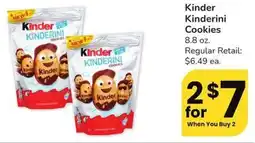 Albertsons Kinder Kinderini Cookies offer