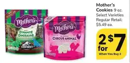 Albertsons Mother's Cookies offer