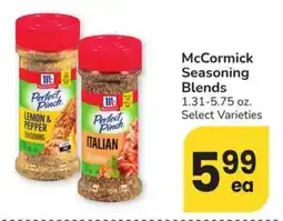 Albertsons McCormick Seasoning Blends offer