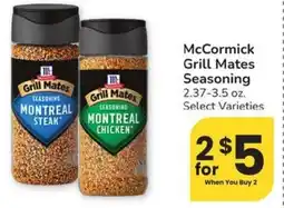 Albertsons McCormick Grill Mates Seasoning offer
