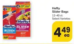 Albertsons Hefty Slider Bags offer