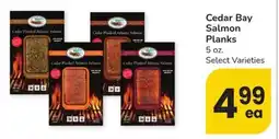 Albertsons Cedar Bay Salmon Planks offer