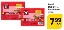 Albertsons Bar-S Deli Style Lunchmeat offer