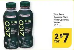 Albertsons Zico Pure Organic Nam Hom Coconut Water offer