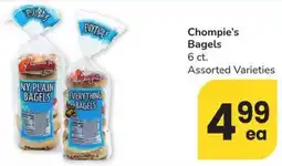 Albertsons Chompie's Bagels offer