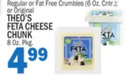 C Town THEO'S FETA CHEESE, 8 Oz. Pkg offer