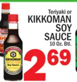 C Town KIKKOMAN SOY SAUCE offer