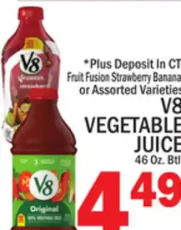 C Town V8 VEGETABLE JUICE offer