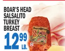 C Town BOAR'S HEAD SALSALITO TURKEY BREAST offer