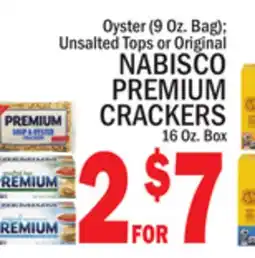 C Town NABISCO PREMIUM CRACKERS 16 Oz. Box offer