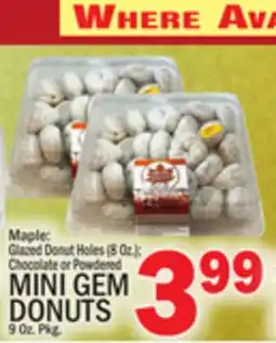 C Town MINI GEM DONUTS 9 Oz. Pkg offer