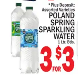 C Town POLAND SPRING SPARKLING WATER offer