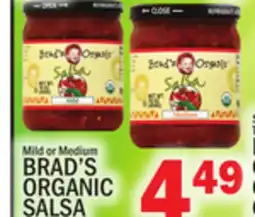 C Town BRAD'S ORGANIC SALSA offer