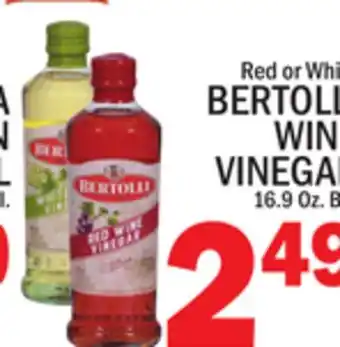 C Town BERTOLLI WINE VINEGAR offer