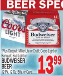 C Town BUDWEISER BEER offer
